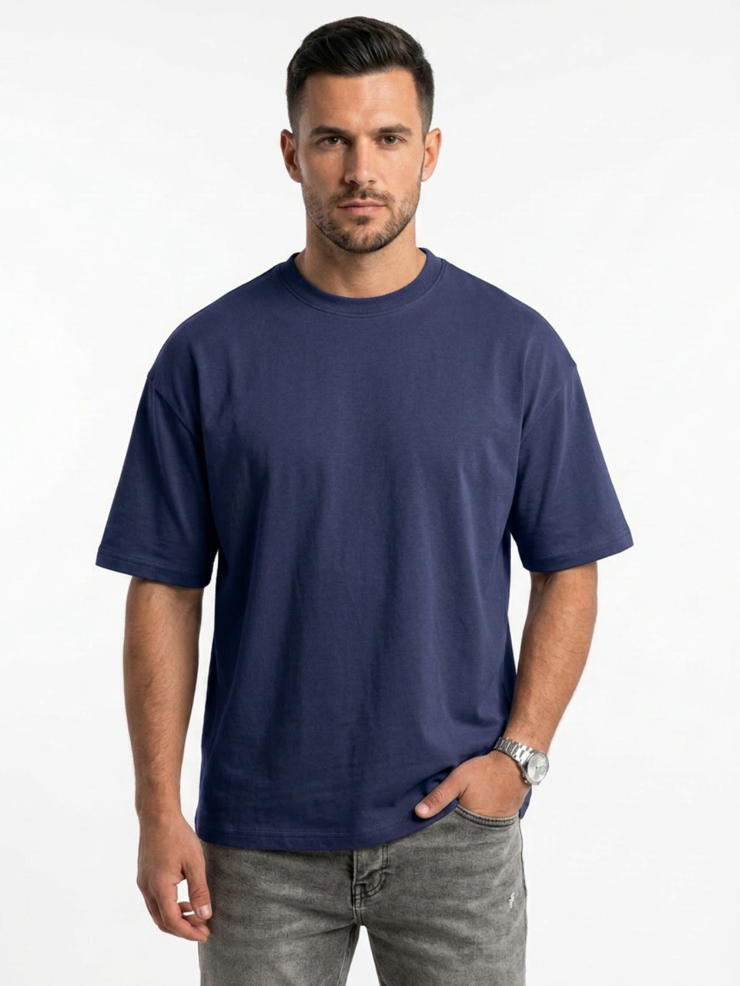 PACK DE 3 T-Shirts 'Essentials' NOIR / BLANC / BLEU MARINE