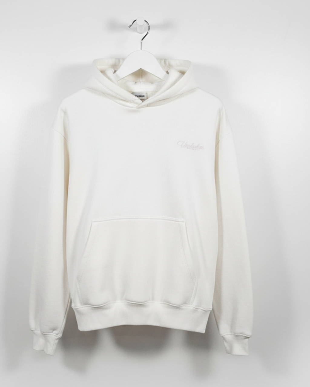 Sweat a capuche   imprimé  BLANC/ROSE