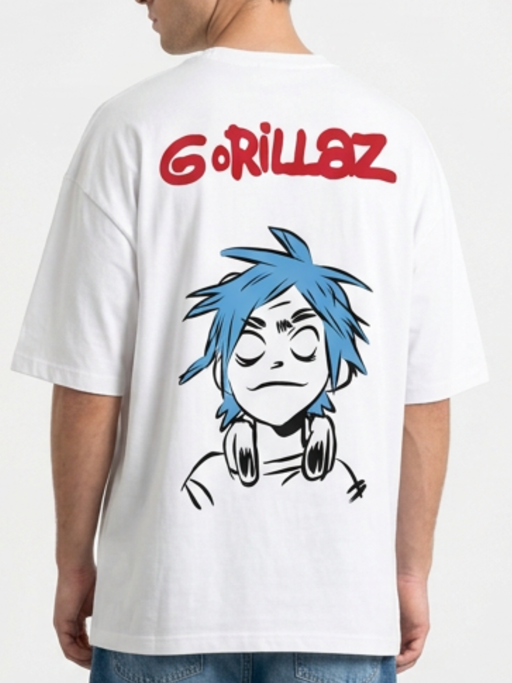 T-shirt oversize impression Gorillaz
