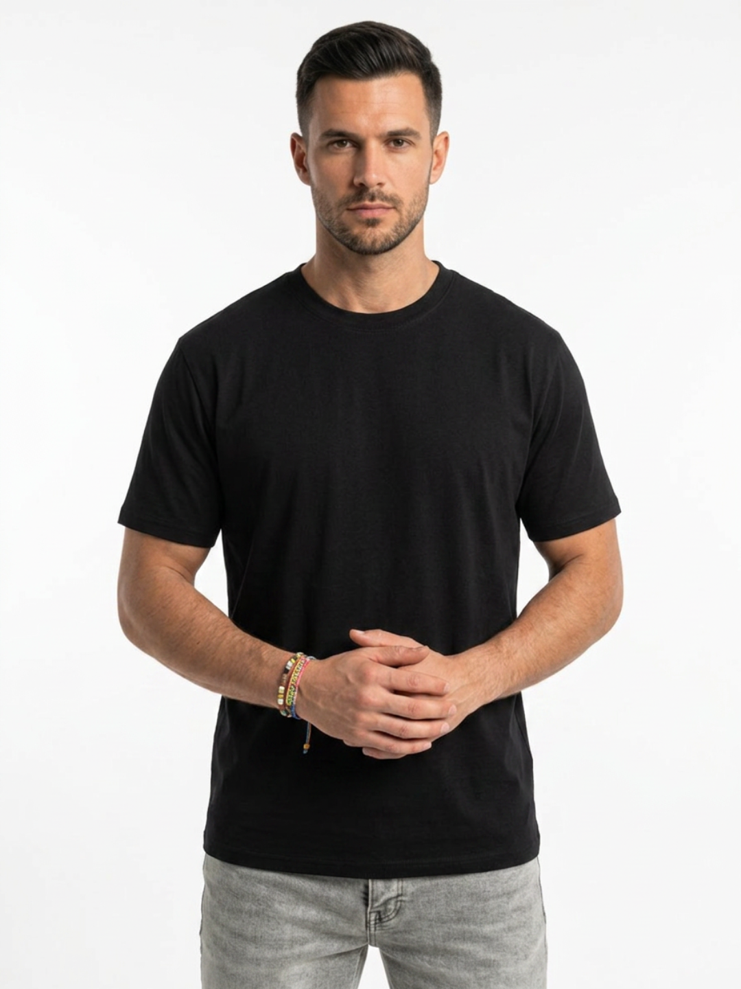 PACK DE 3 T-Shirts BASIC  NOIR / BLANC / BEIGE