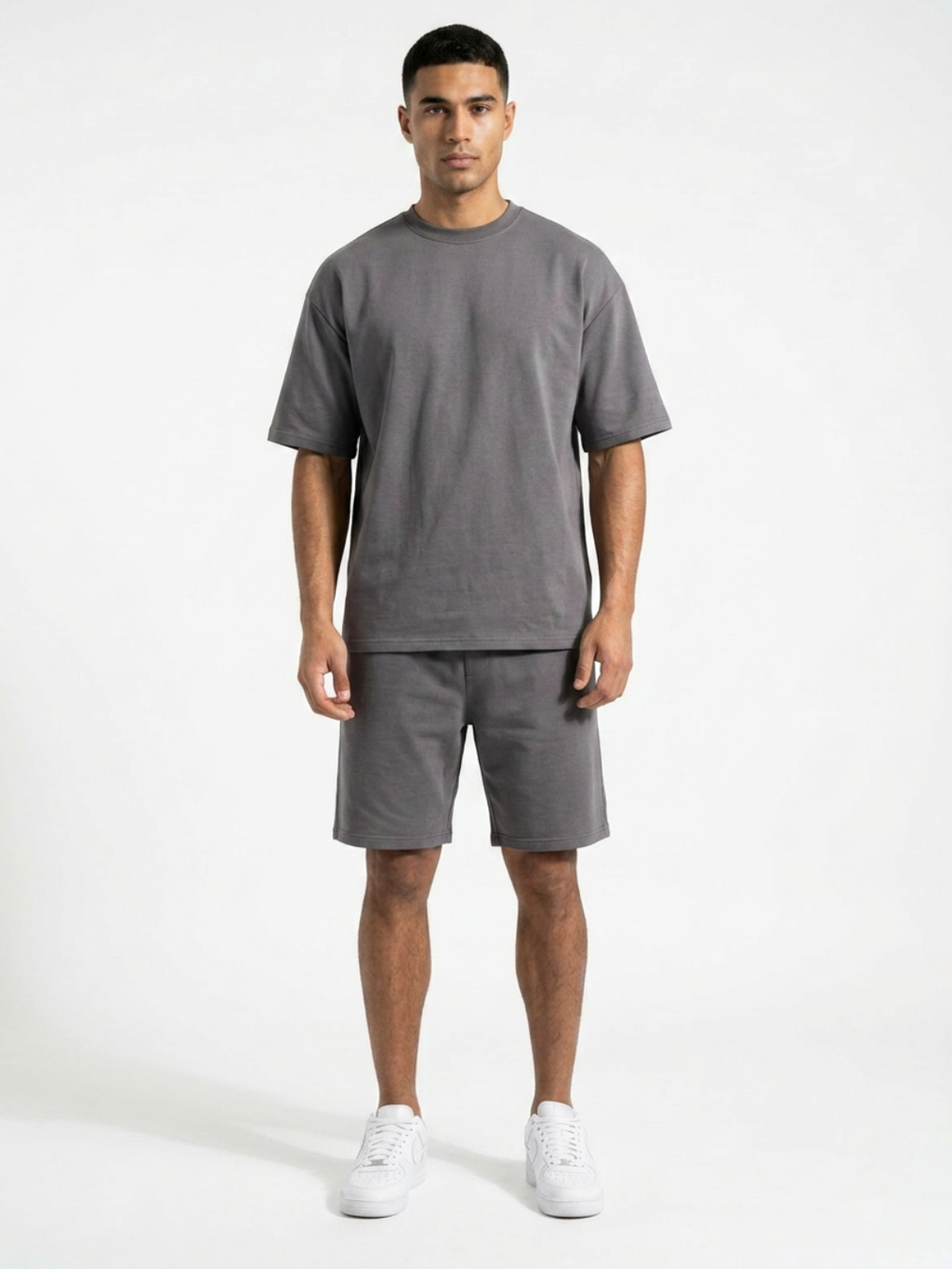 Ensemble short et t-shirt fin oversize