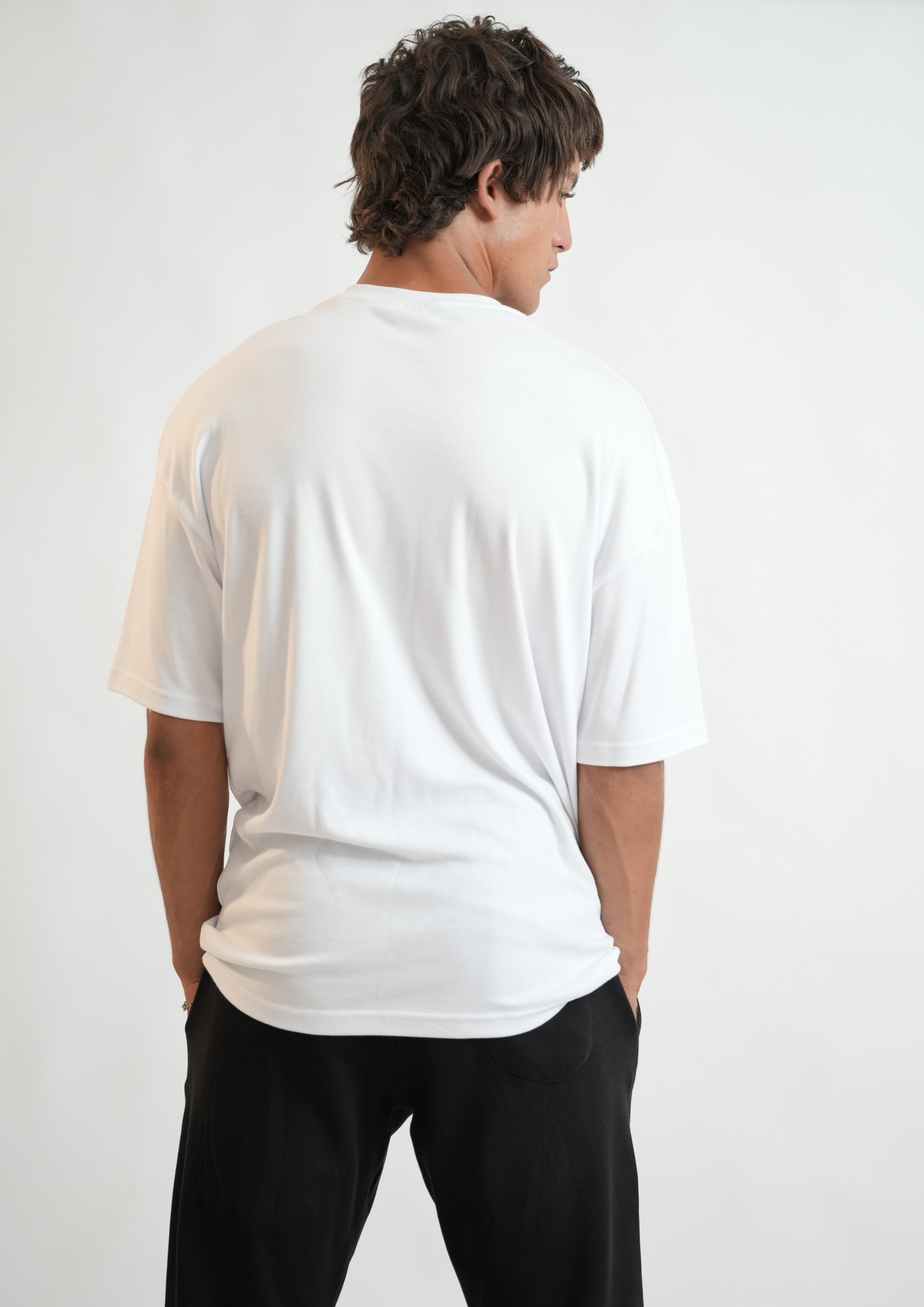 T-SHIRT OVERSIZE BLANC 100% COTON