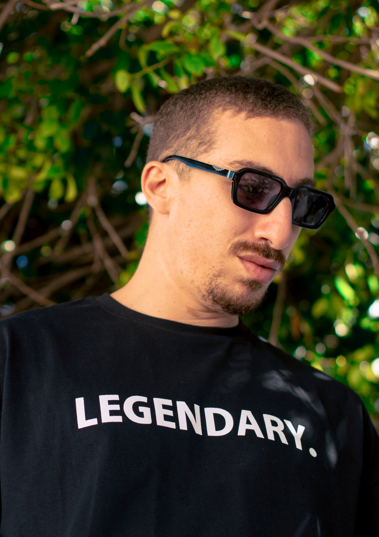 T-SHIRT OVERSIZE NOIR / LEGENDARY