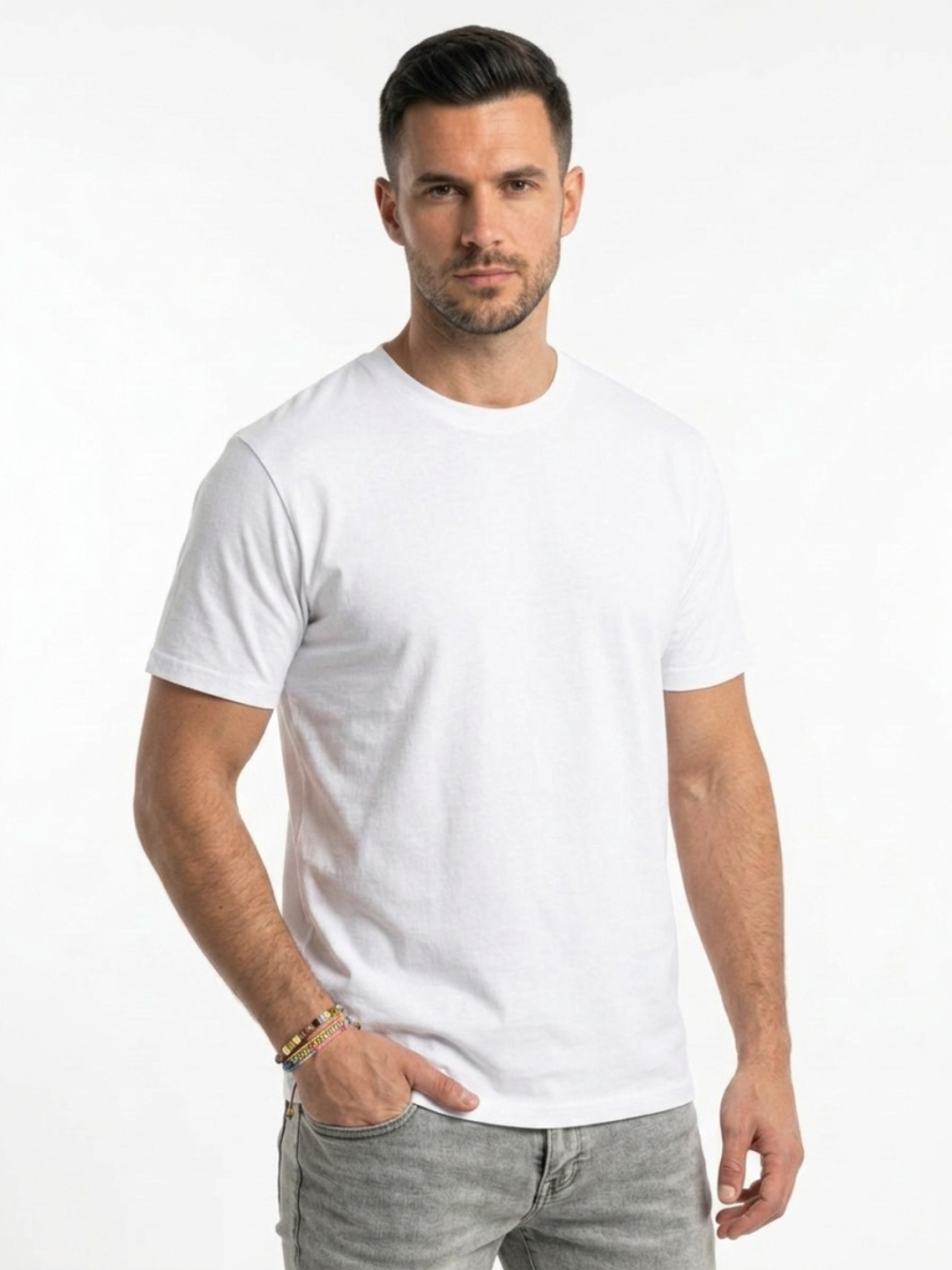 PACK DE 3 T-Shirts BASIC  NOIR / BLANC / BEIGE