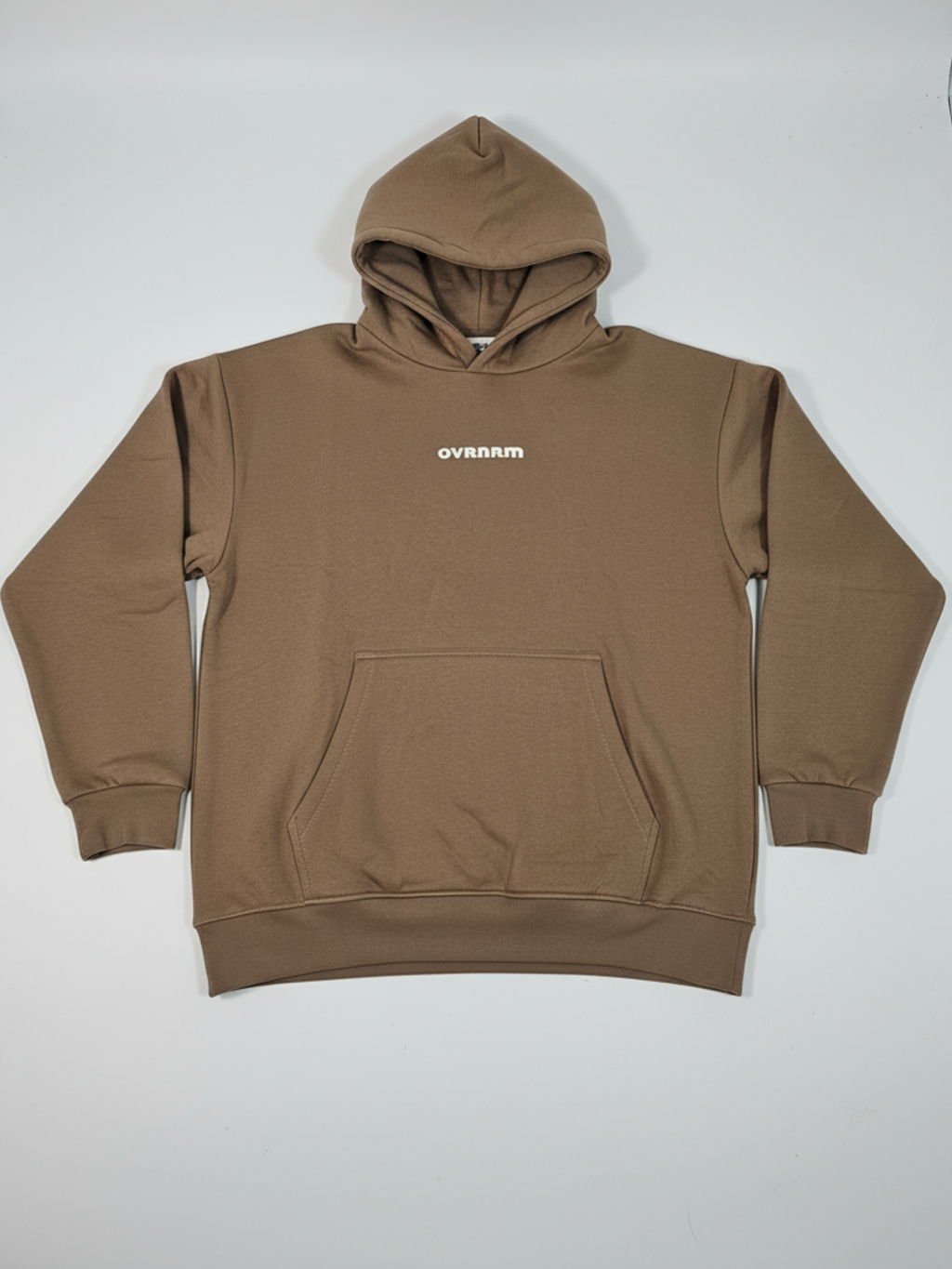 Sweat-shirt  marron typographie