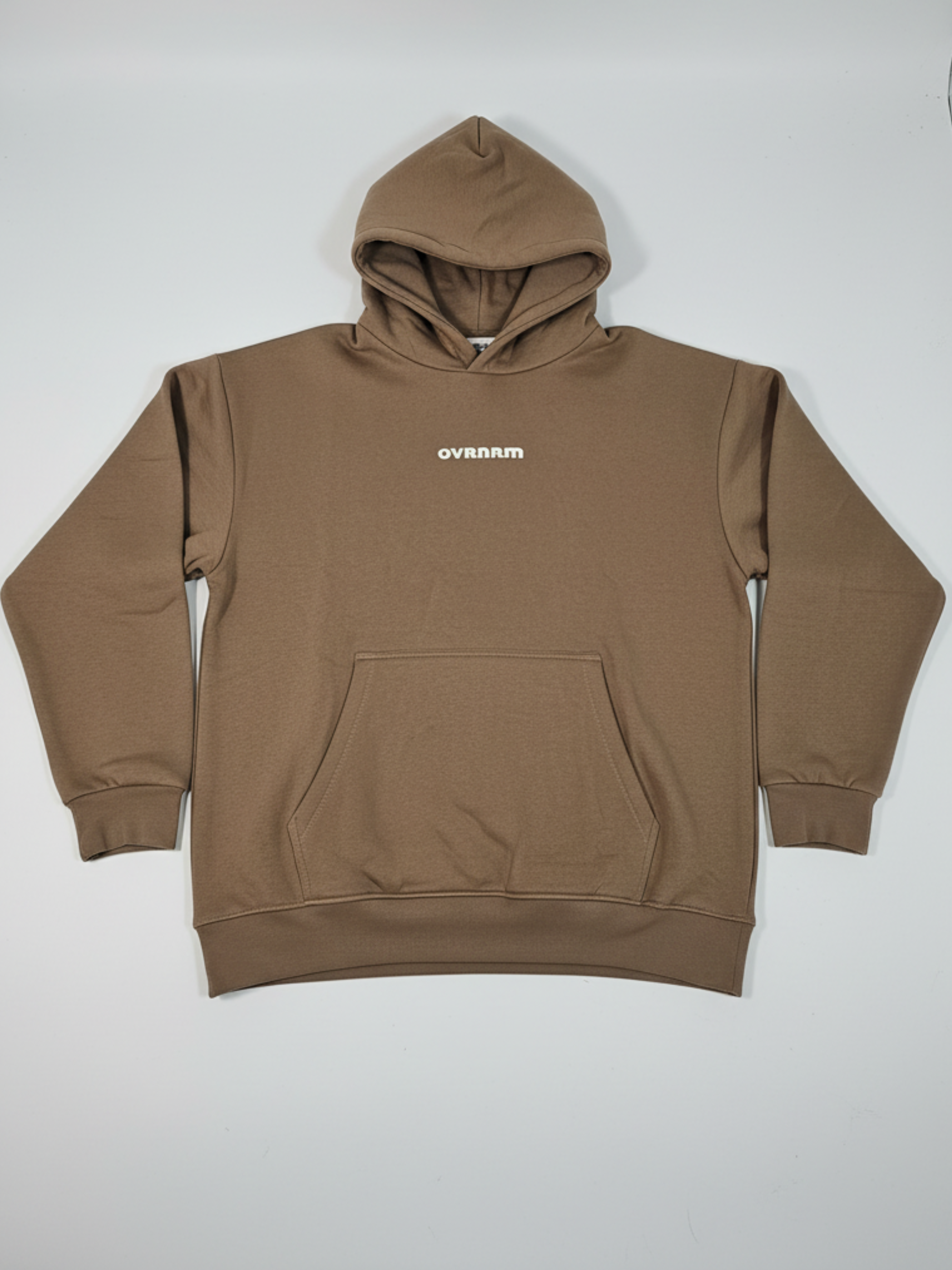 Sweat-shirt  marron typographie