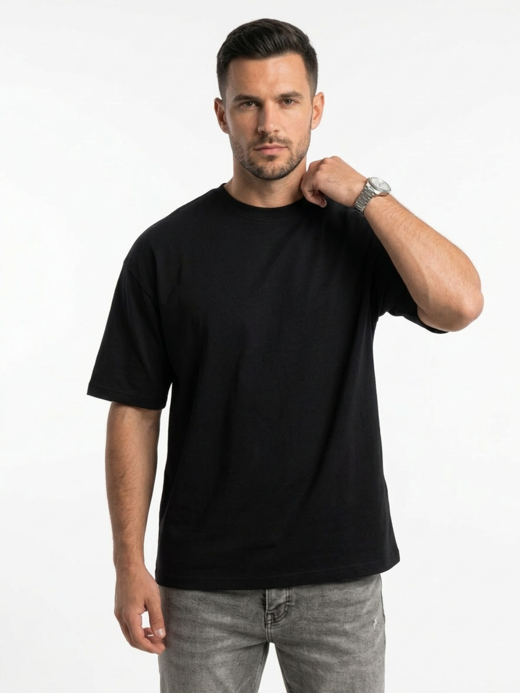PACK DE 3 T-Shirts 'Essentials' NOIR / BLANC CASSE / BLEU MARINE