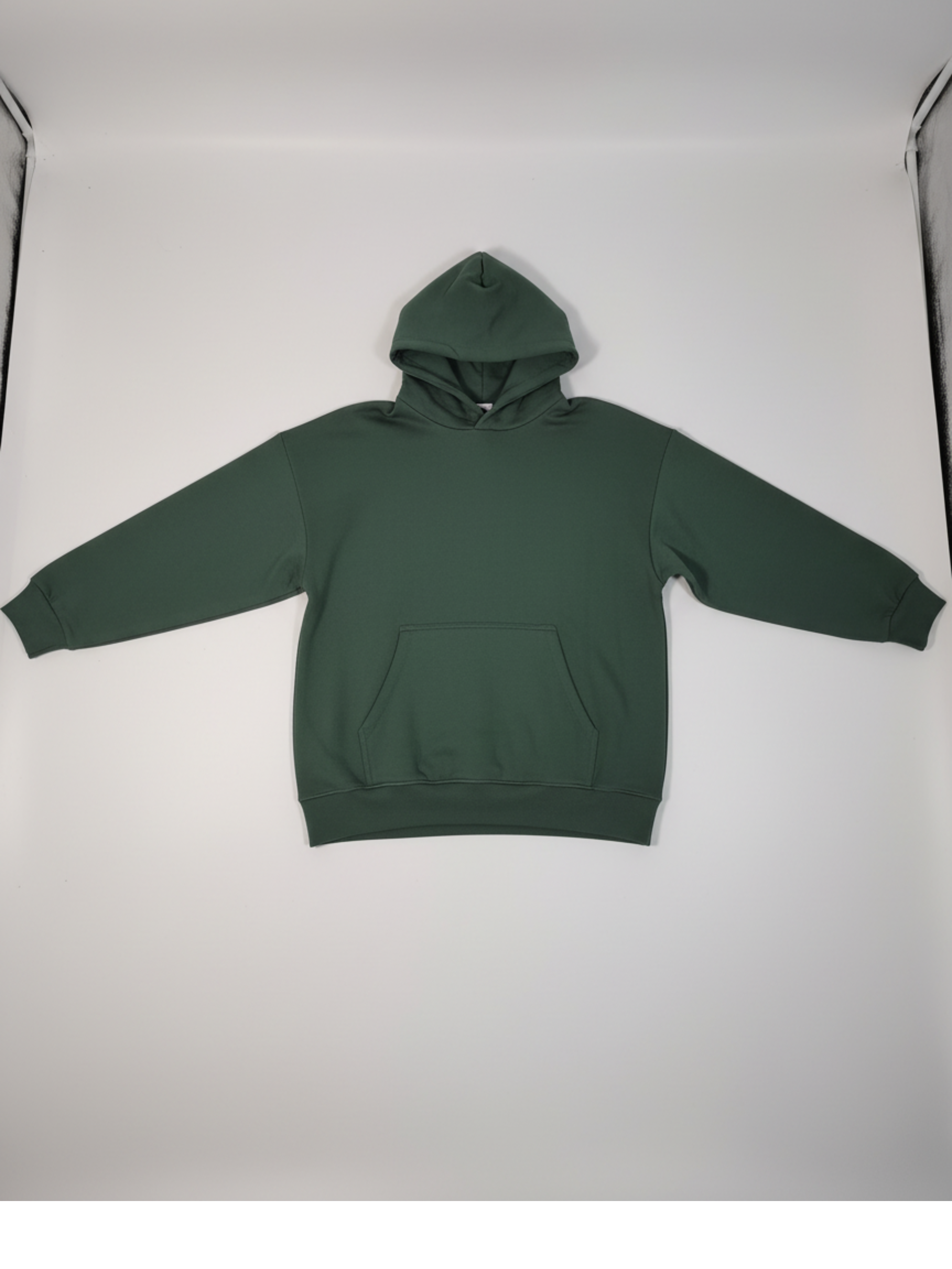 SWEAT-SHIRT CAPUCHE VERT