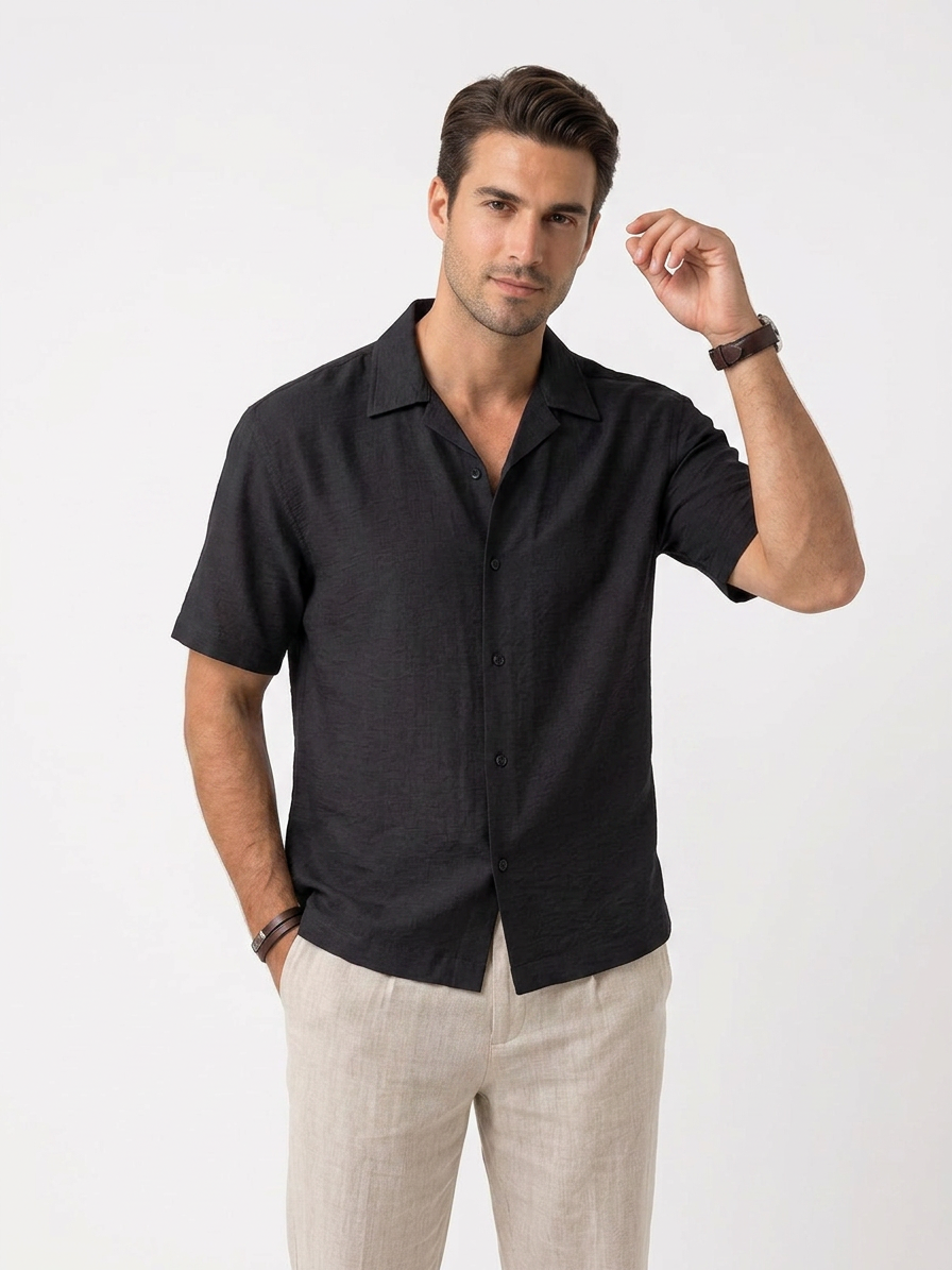 Chemise fluide  - Coupe Regular en Tissu Fluide