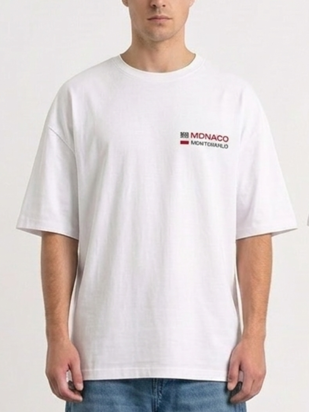 T-shirt Oversize impression MONACO
