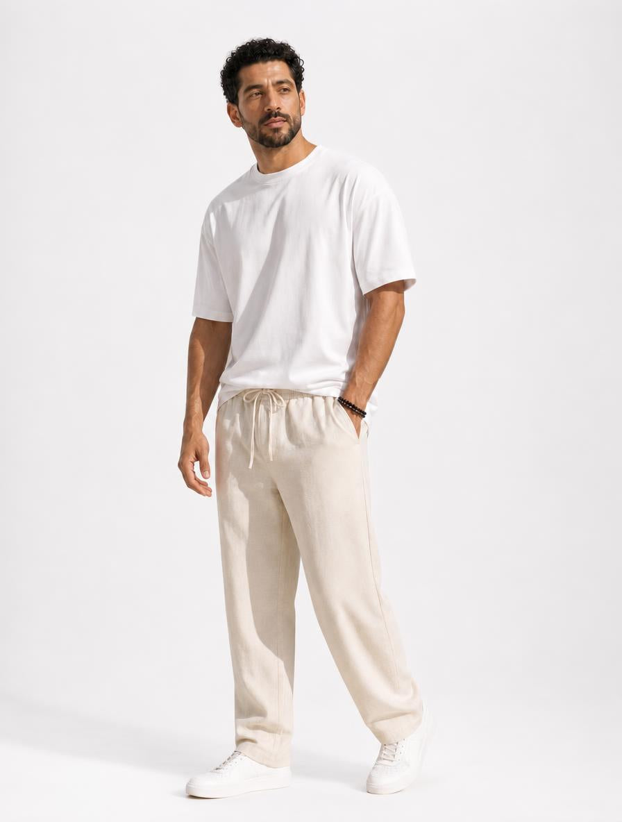 Set Homme Premium — T-shirt & Pantalon  CLAIR