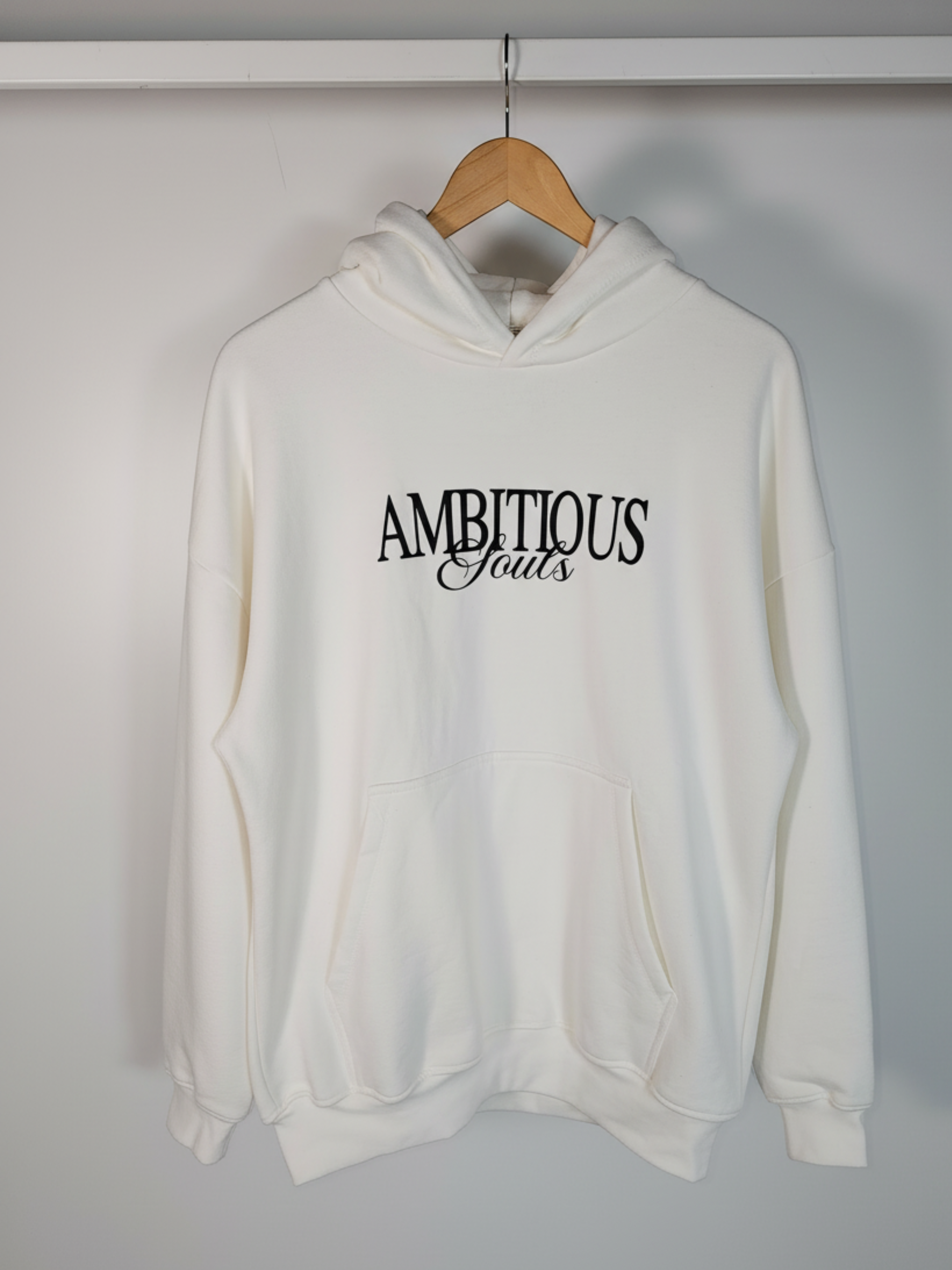 SWEAT-SHIRT  OVERSIZE BLANC CASSE MOTIF