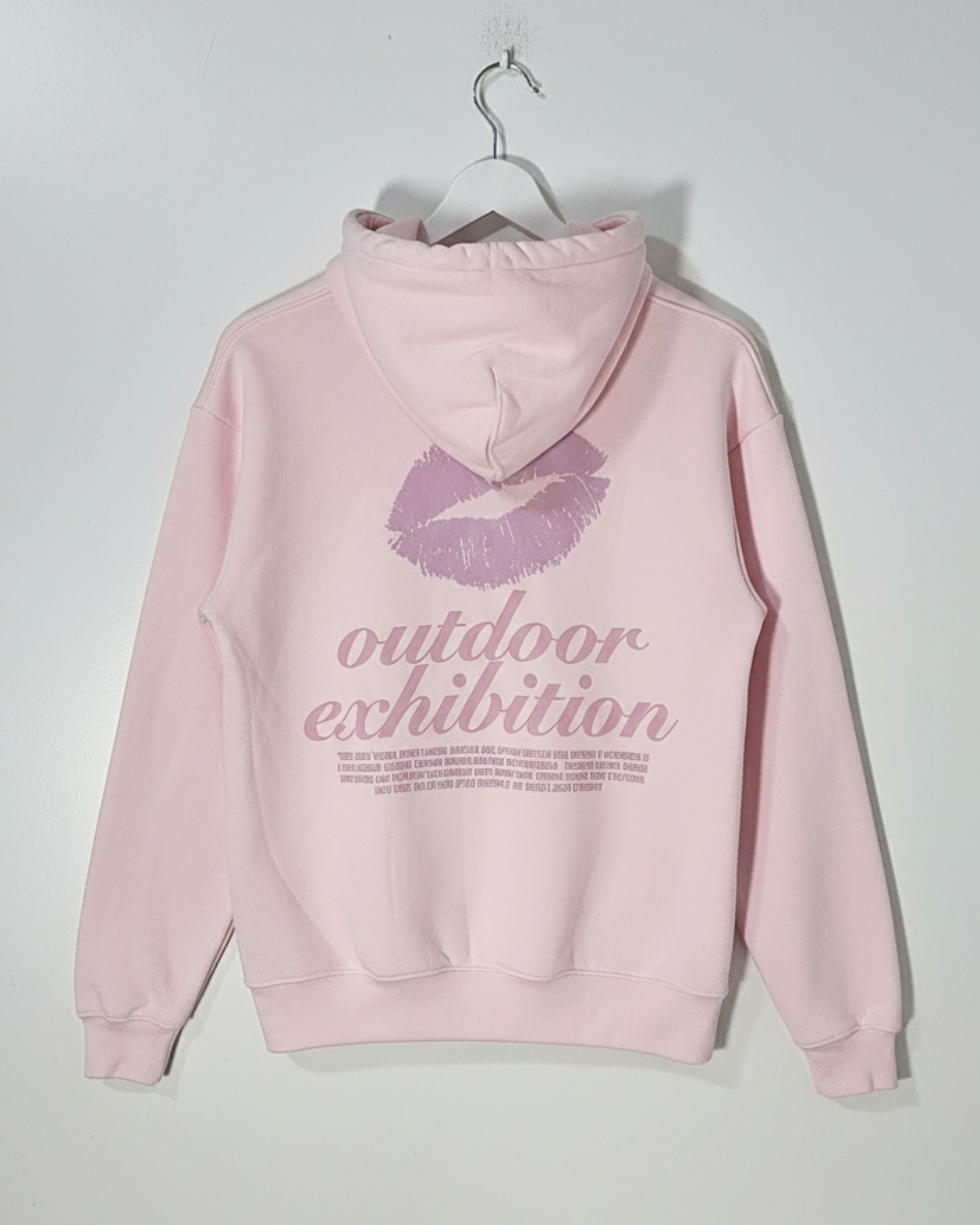 Sweat a capuche   imprimé  ROSE/ROSE