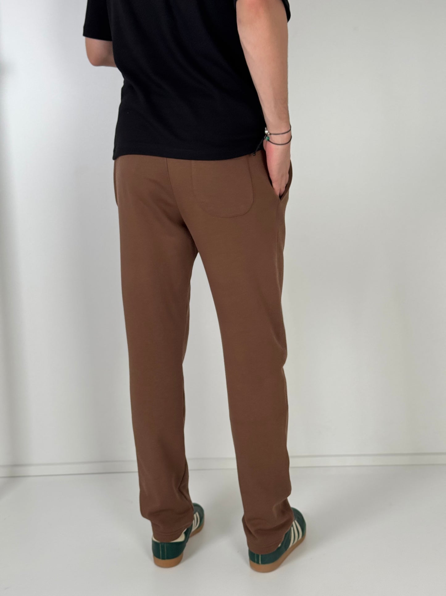 Pantalon Jogging  Coupe Droite  P01  couleur  marron