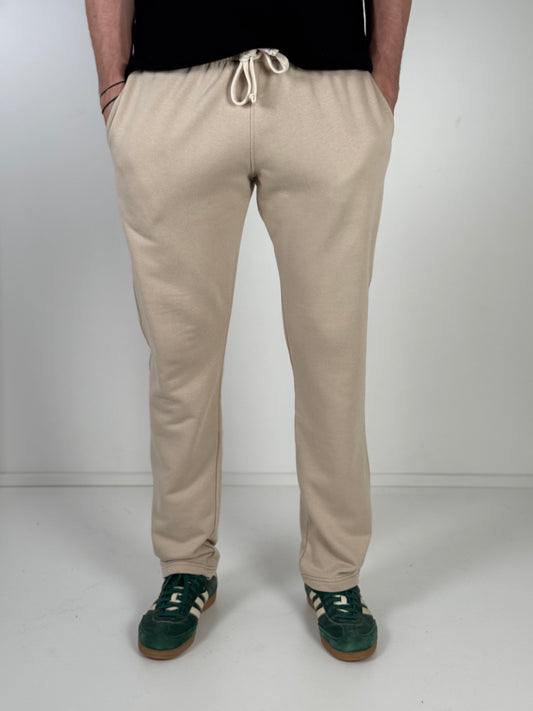 Pantalon basic coupe droite Beige  P01