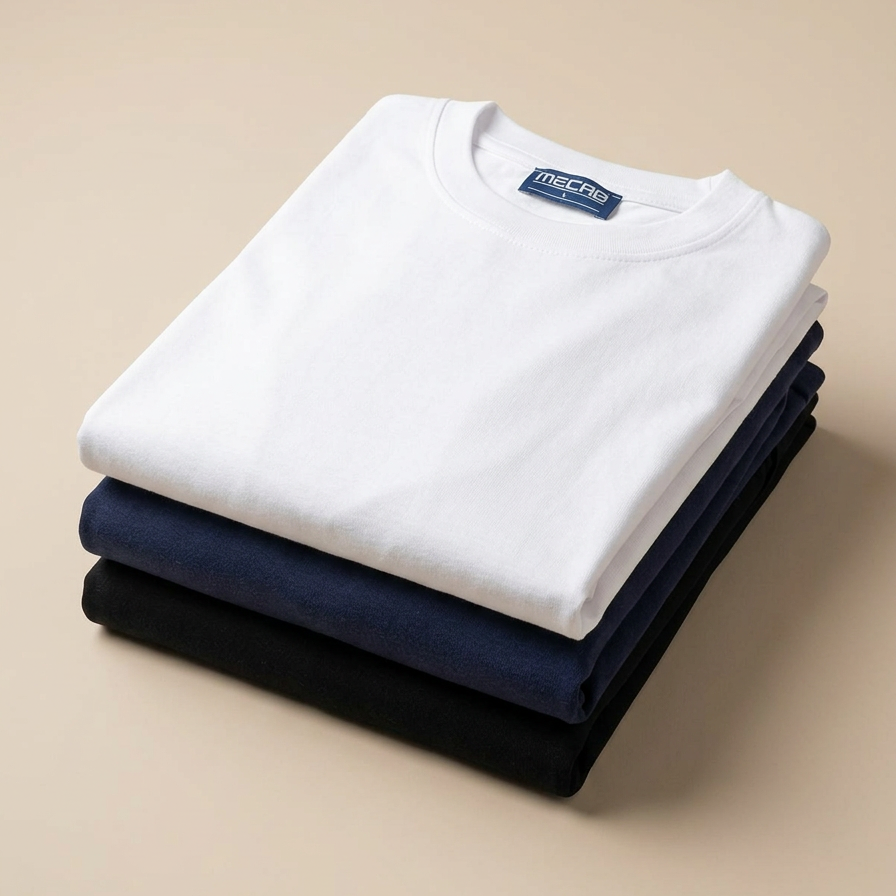 Pack 3 T-shirts  l'essentiel  NOIR / NAVY / BLANC