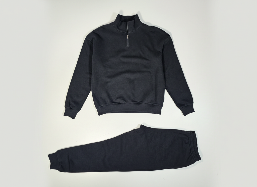 ENSEMBLE   SWEAT COL ZIPPÉ + PANTALON JOGGING