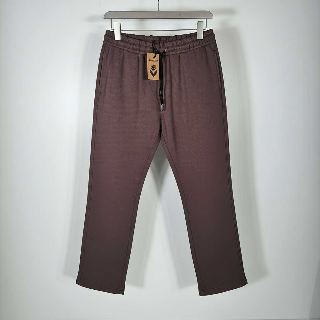 PANTALON JOGGING OVERSIZE MARRON