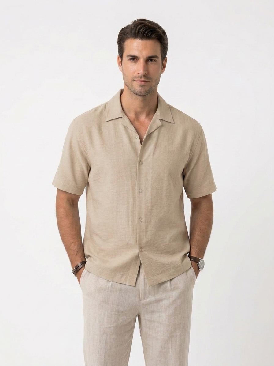 Chemise fluide  - Coupe Regular en Tissu Fluide